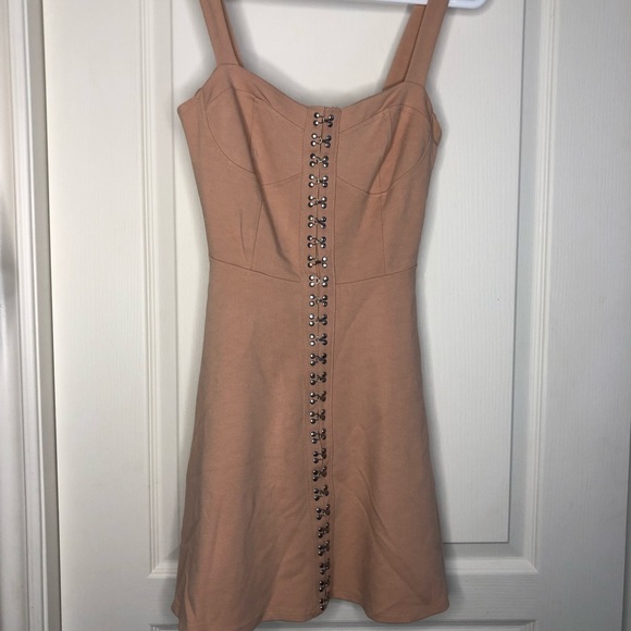 Pink/Nude Forever 21 Mini Dress - Picture 4 of 6
